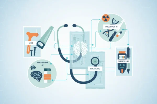 AI Health Leaders: Who Dominates Cardiac, MSK, Behavioral, Diabetes, Oncology?
